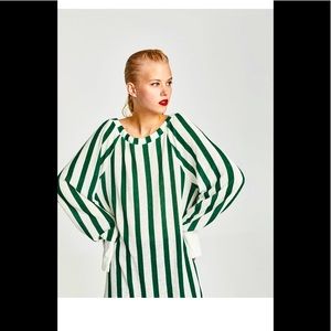 Vertical striped dress (NWT).